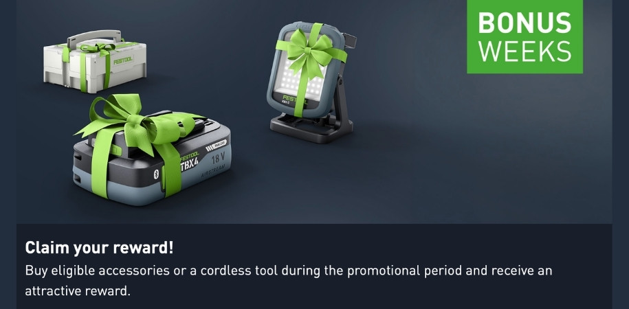 Festool Free Bonus Accessory - Promotion